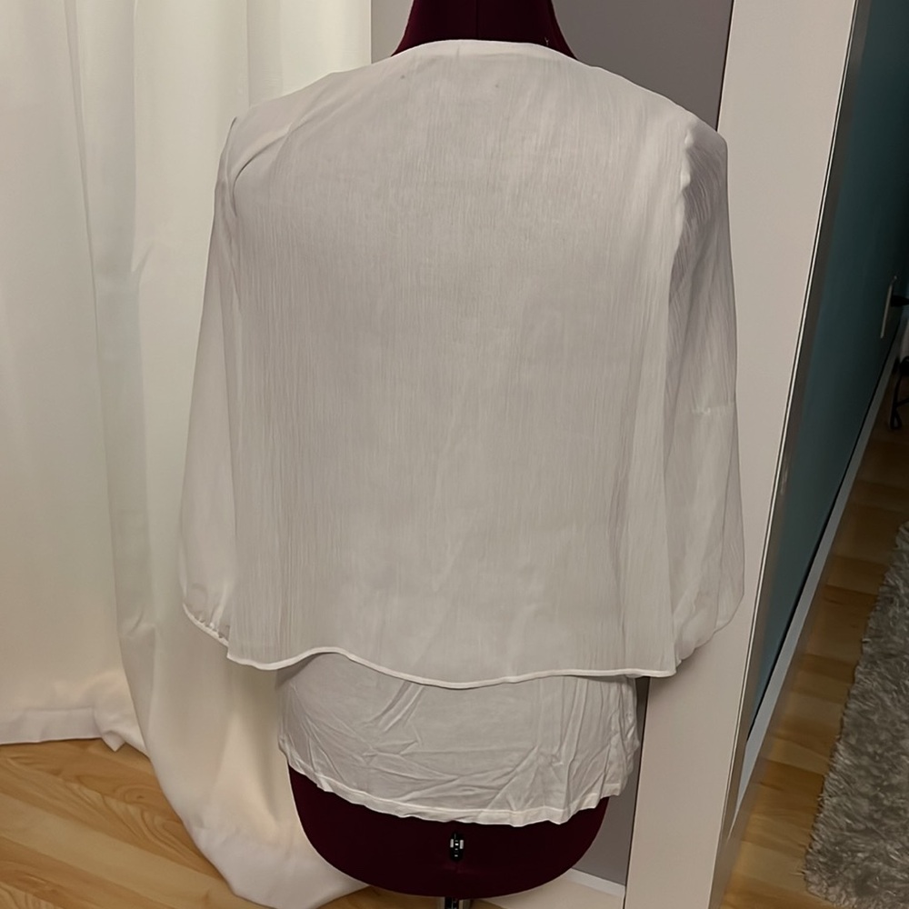 Apt. 9 Women’s White Blouse S - Picture 2 of 7